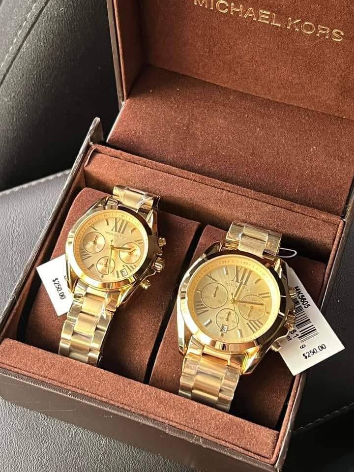 Michael Kors MK1061SET His and Hers Lennox Watch Set 335mm