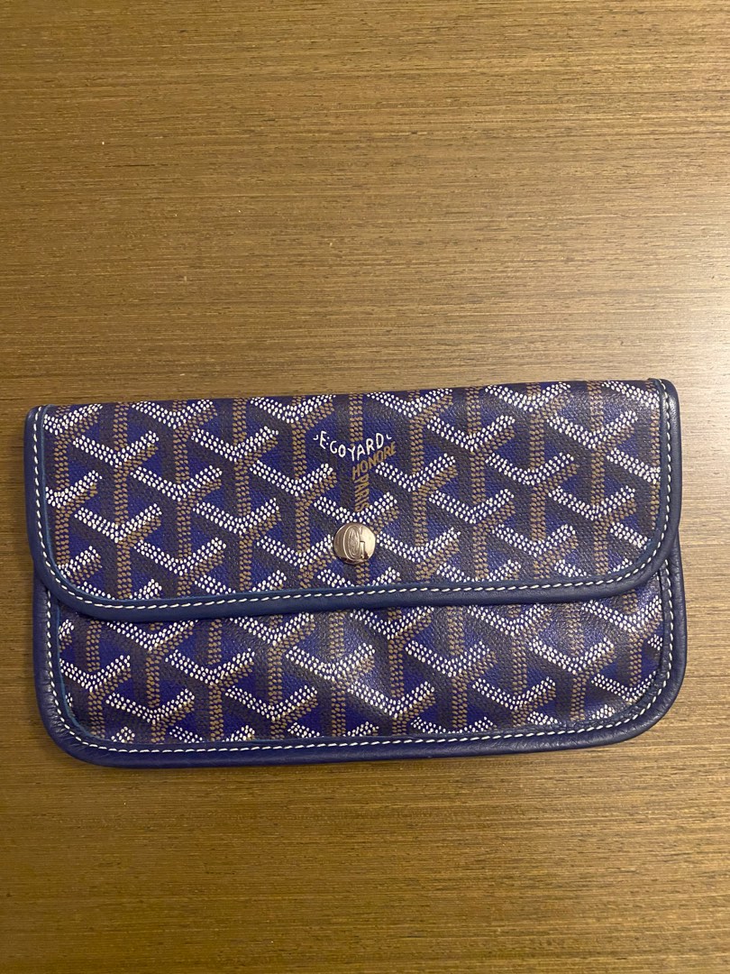 Fire Sale Authentic Navy Blue Goyard Pouch from St Louis Tote, Women's