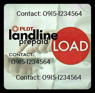 Available Pldt load for pldt landline sim prepaid