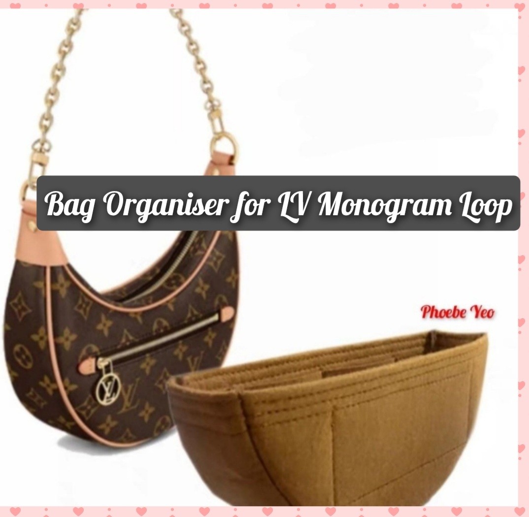 Bag Organiser for LV Monogram Loop, Luxury, Bags & Wallets on