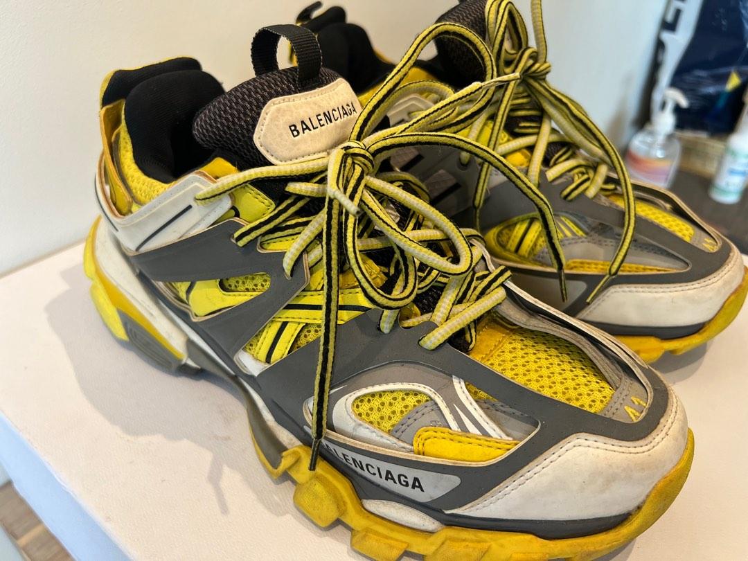 Balenciaga Track Yellow 41, Men's Fashion, Footwear, Sneakers on Carousell