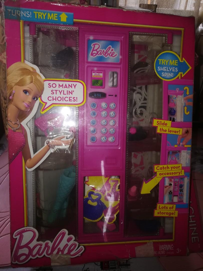 Barbie Fashion Vending machine, Hobbies & Toys, Toys & Games on Carousell