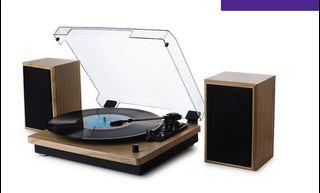Bauhn Turntable with Speakers