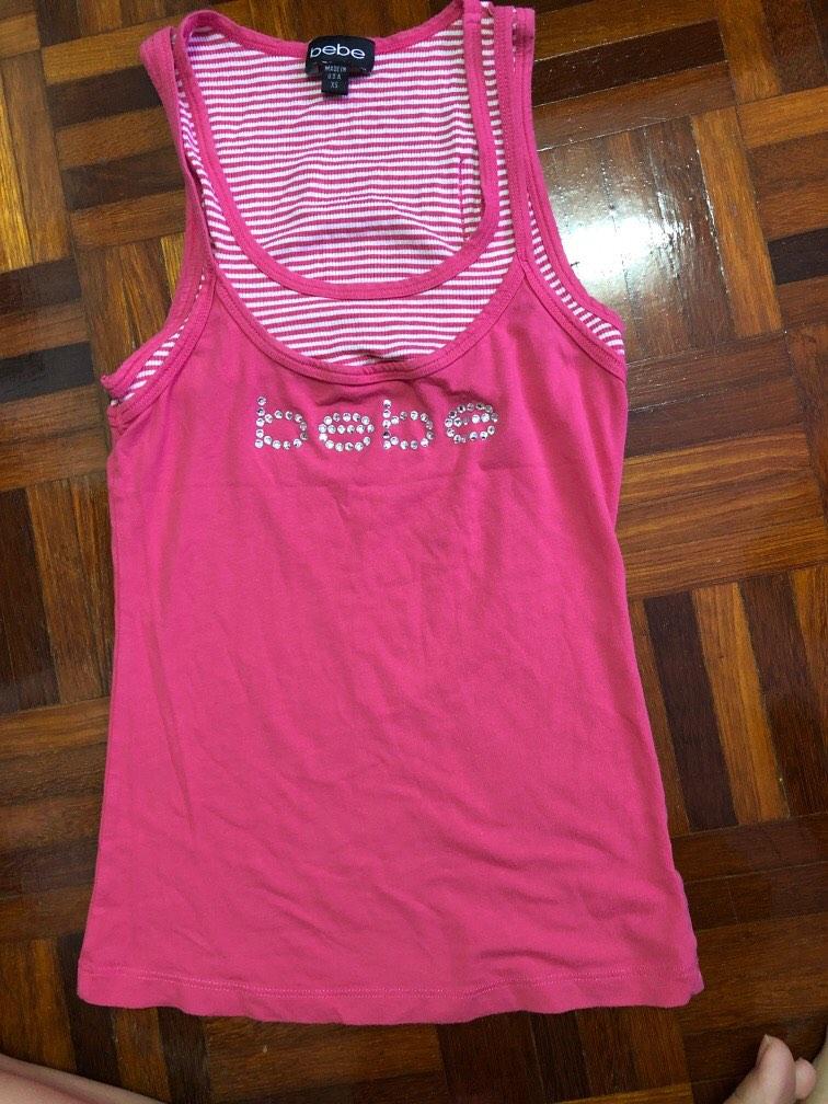BeBe Singlets (Category: Sleeveless) located in Subang Jaya. Submitted by sweetplum23 (Listing ID 1191301476, Image 1). Description: 💯 original BeBe Fits xs-s Made in USA 🇺🇸 .