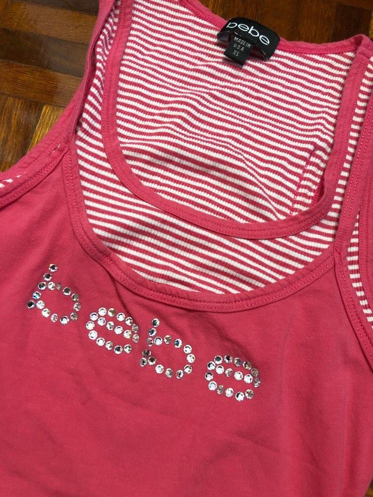 BeBe Singlets (Category: Sleeveless) located in Subang Jaya. Submitted by sweetplum23 (Listing ID 1191301476, Image 3). Description: 💯 original BeBe Fits xs-s Made in USA 🇺🇸 .