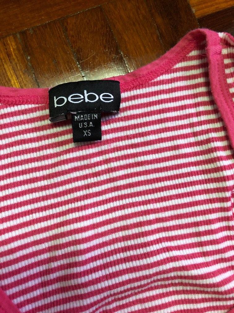 BeBe Singlets (Category: Sleeveless) located in Subang Jaya. Submitted by sweetplum23 (Listing ID 1191301476, Image 2). Description: 💯 original BeBe Fits xs-s Made in USA 🇺🇸 .