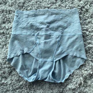 Blue seamless highwaist panties