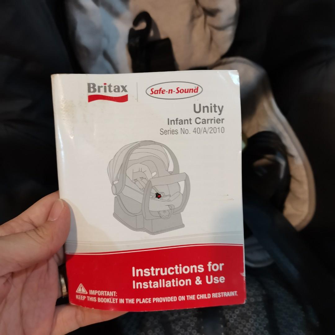 Unity infant carrier on sale
