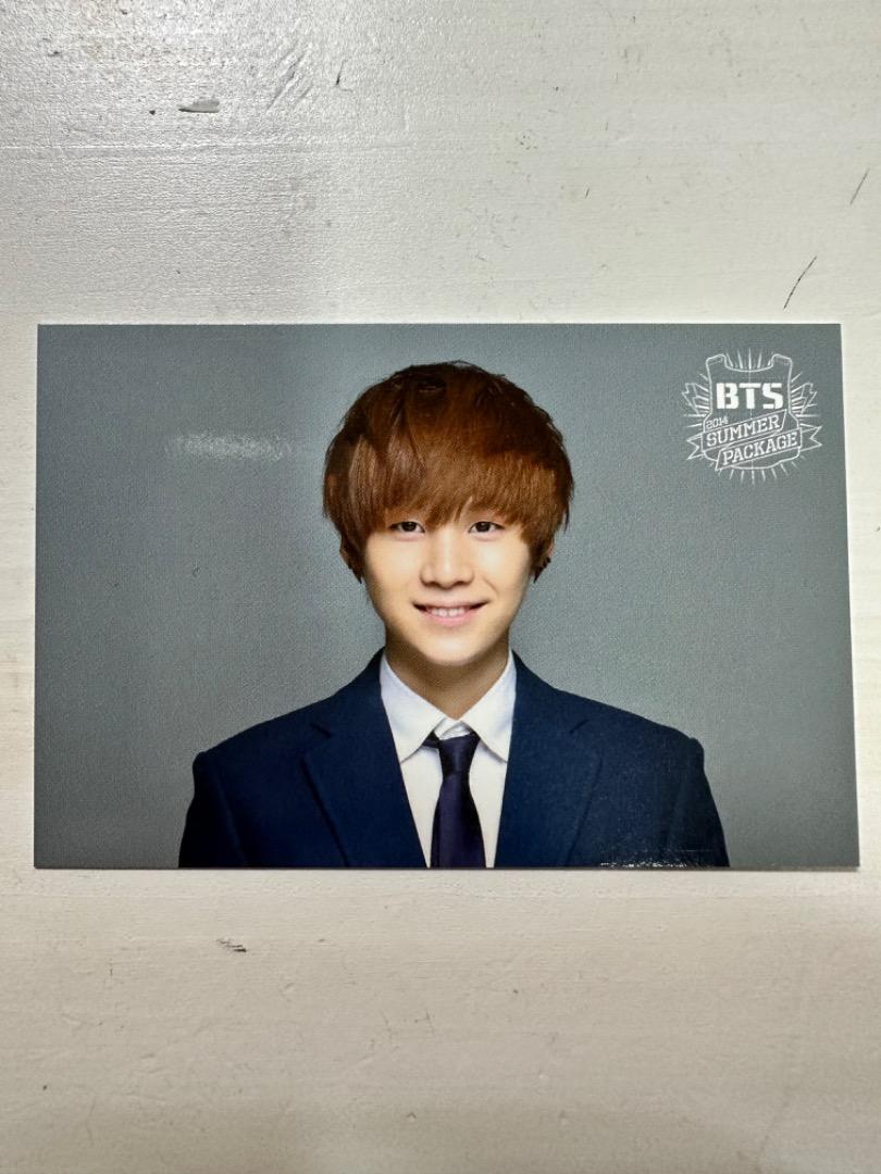 bts official 2014 summer package yoongi /suga photocard