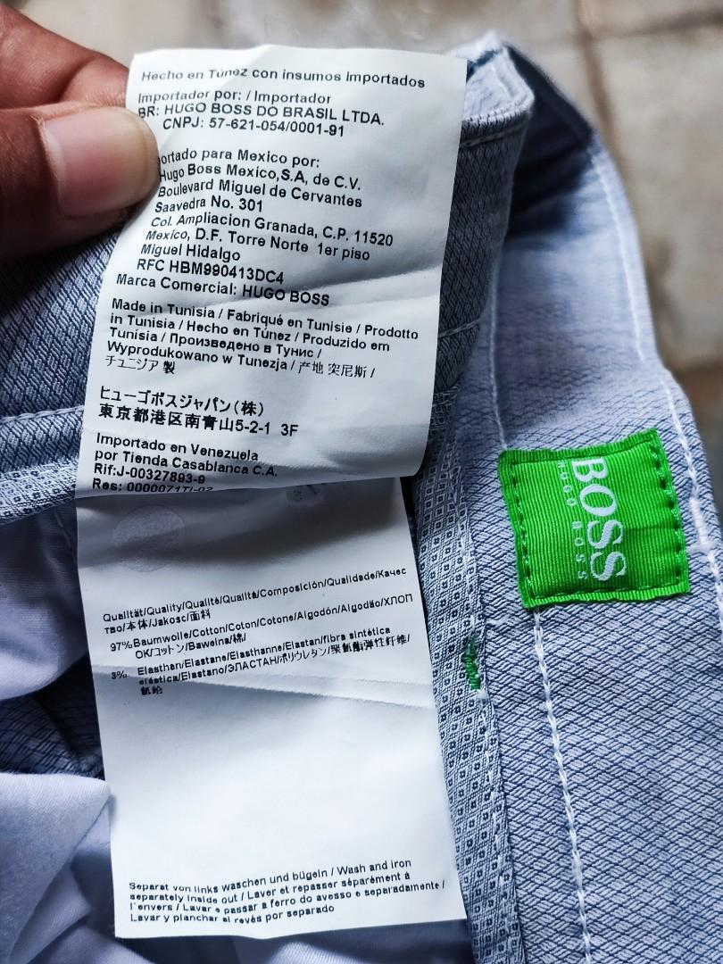 Celana Chinos Original Hugo Boss Green Label size 31