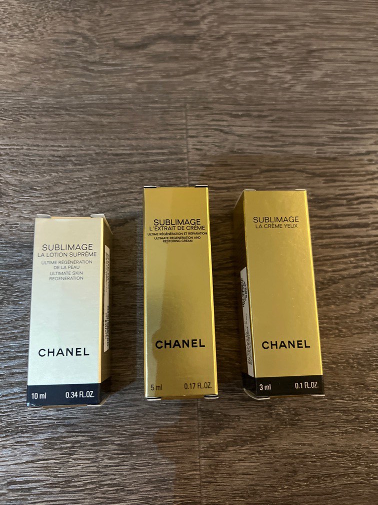 Chanel sublimage set B, Beauty & Personal Care, Face, Face Care on Carousell