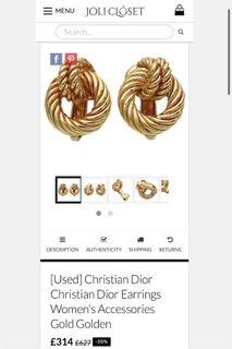 Christian Dior earrings