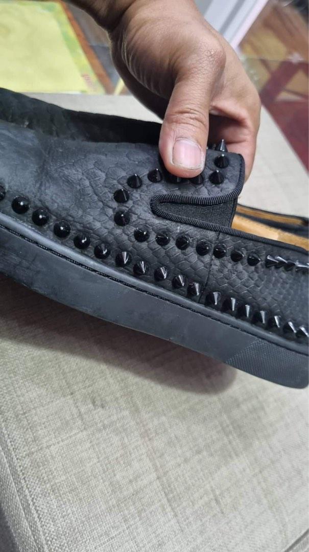 Christian Louboutin black slip on sneakers (Category: Sneakers) located in Butuan. Submitted by natalday (Listing ID 1189009708, Image 3). Description: size 40.