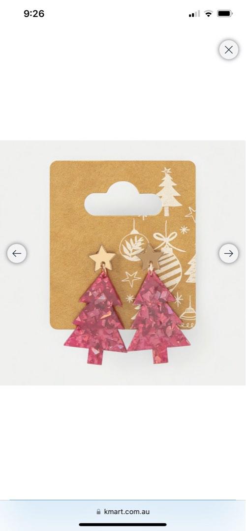 Christmas Tree earrings Women s Fashion Jewelry Organisers