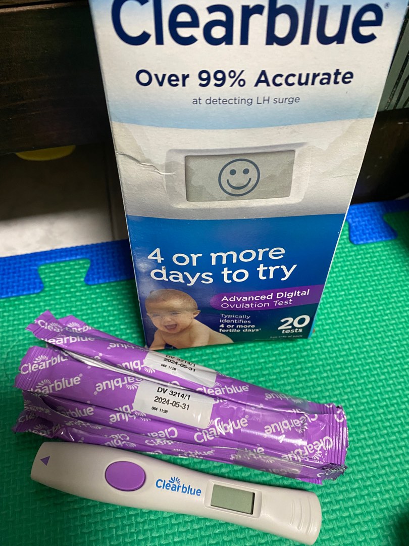Clearblue Ovulation test kit 10s exp May 2024, Health & Nutrition