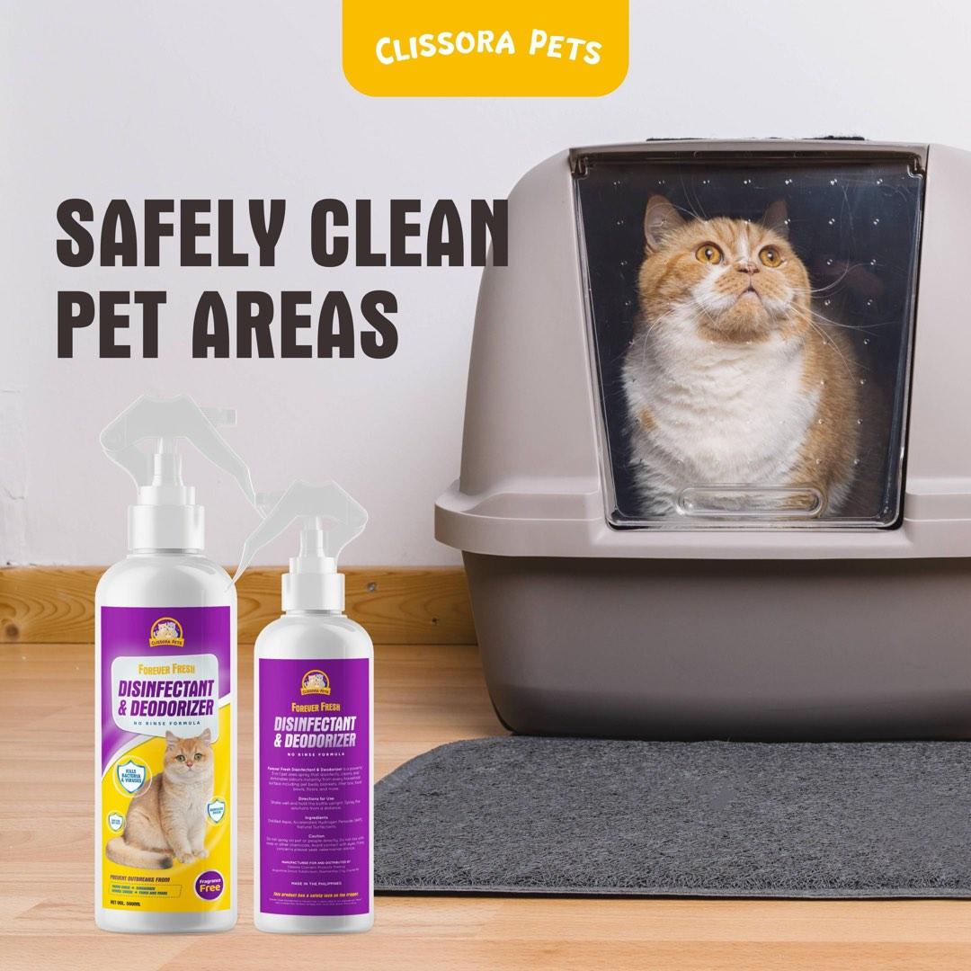 Clissora Pets Forever Fresh Disinfectant & Deodorizer Spray, Beauty