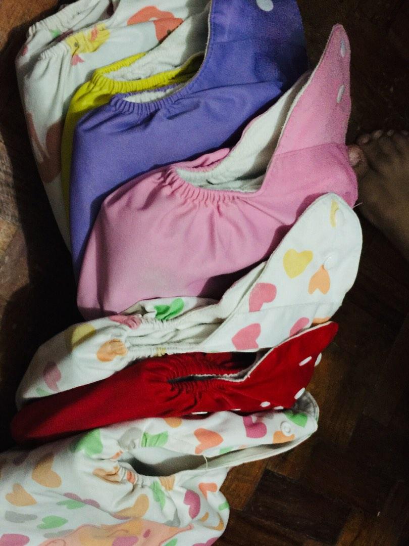 Clothes diaper with bambo insert take all (Category: Diapers & Baby Wipes) located in Makati City. Submitted by aj0616 (Listing ID 1191412865, Image 2). Description: 9pcs take all clothes diaper bambo black ung insert negotiable .