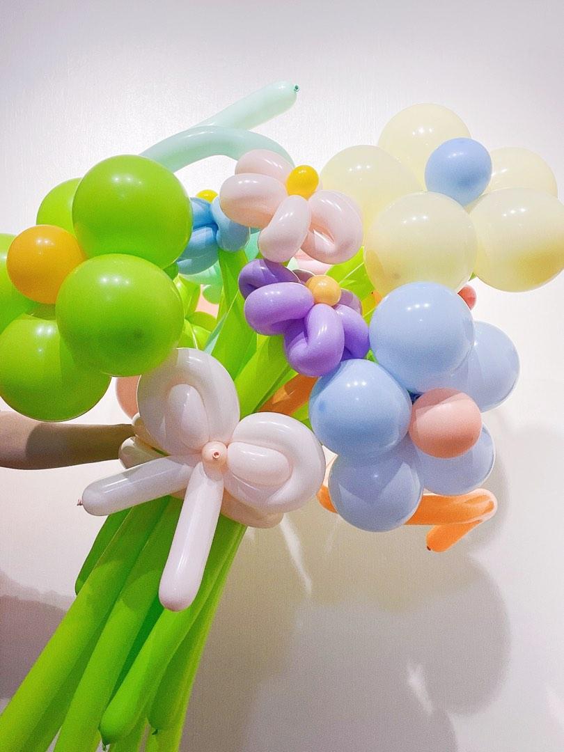 Colourful Balloons Flower Huge Bouquet Free Delivery, Hobbies & Toys