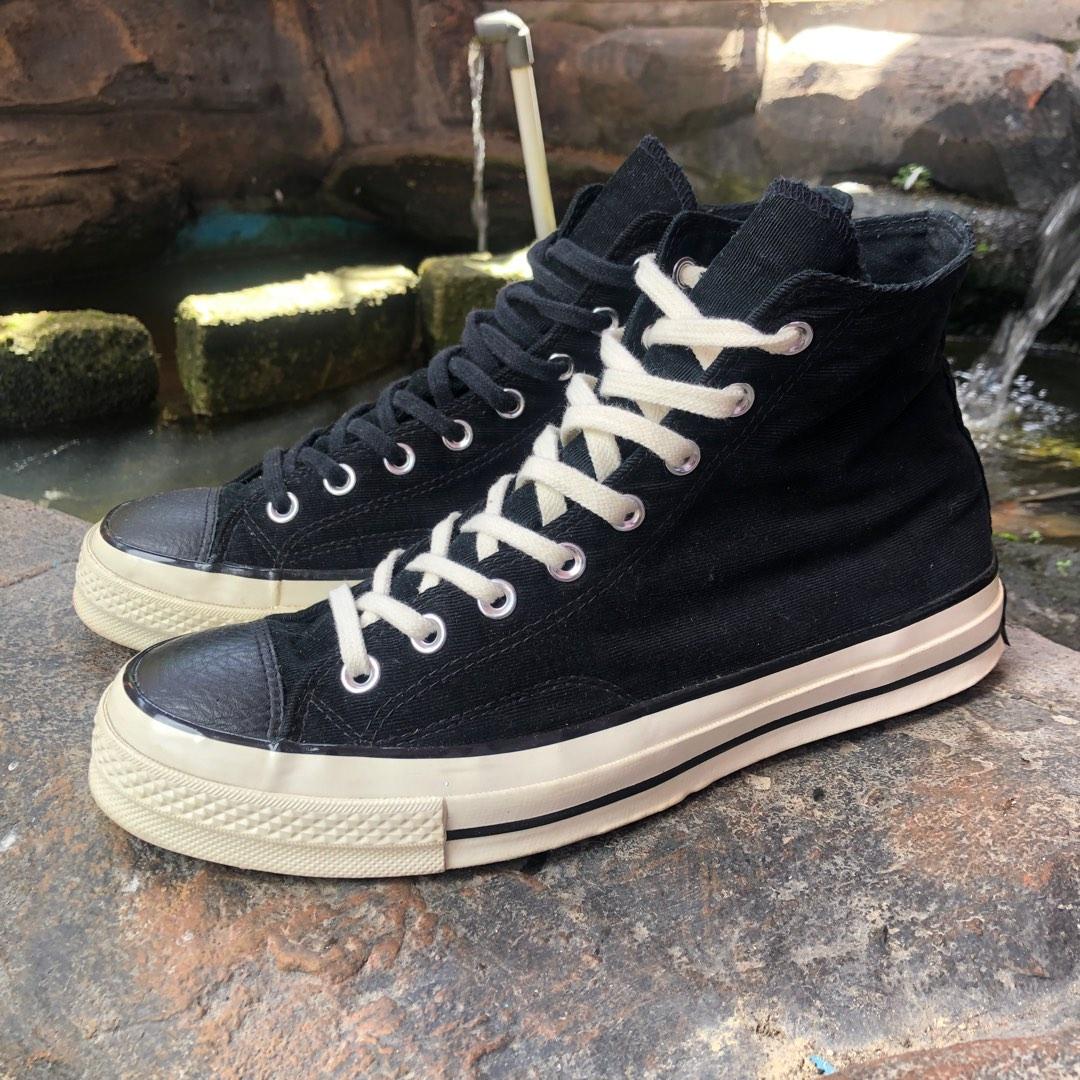 Converse ct high 70s corduroy black egret original