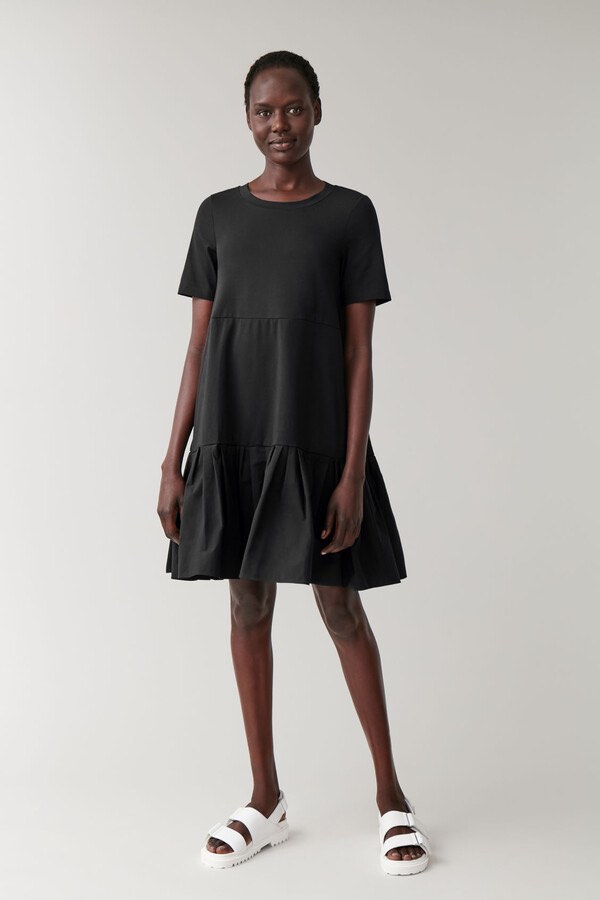 Cos frill dress deals