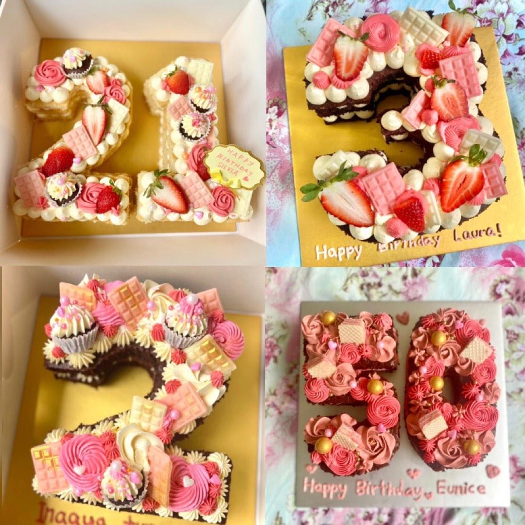 Number Cake | Custom Birthday Cake – Sol Bakes