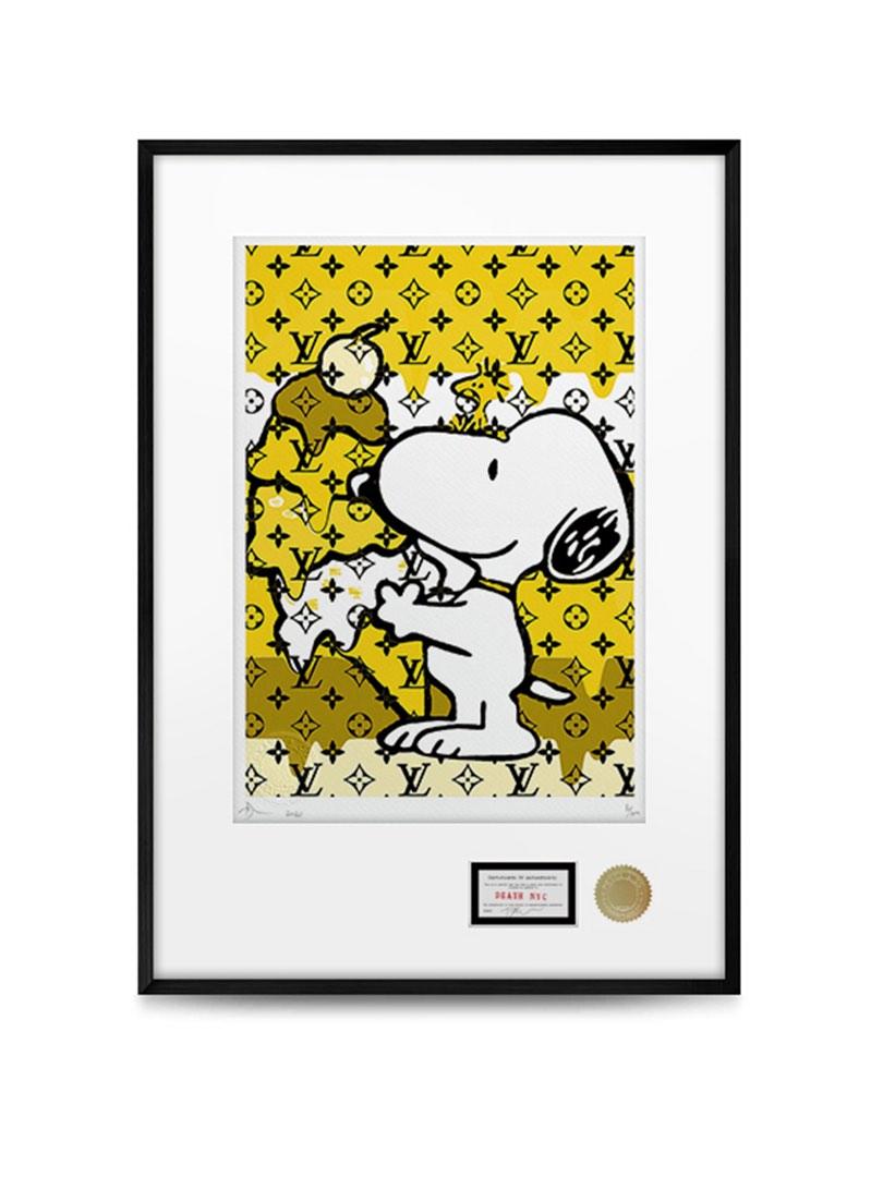snoopy Louis Vuitton kennel DEATH NYC poster 45x32cm w/ sticker A082014