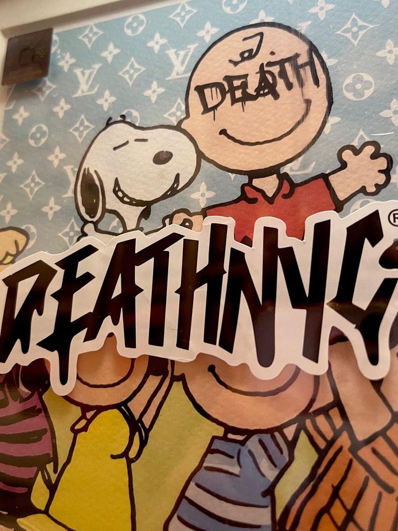 Death NYC Pop Art Graphic Print of Charlie Brown and Snoopy with Louis  Vuitton