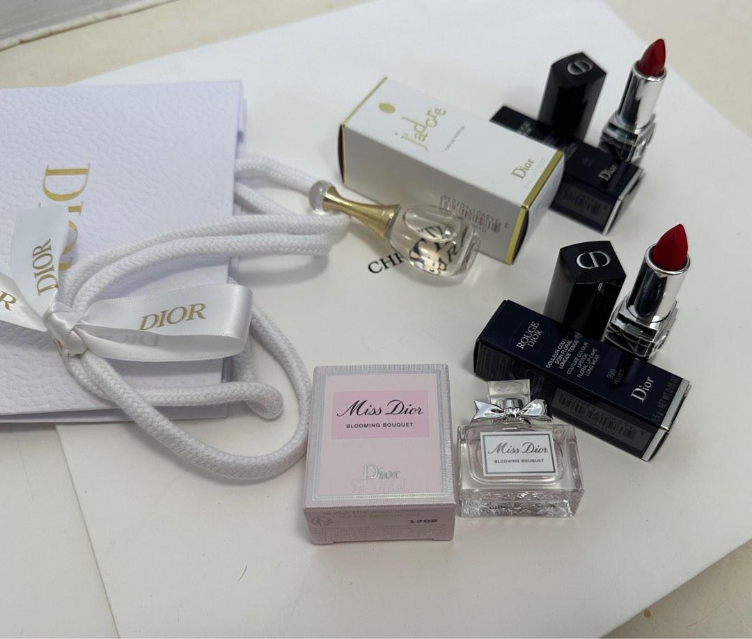 Dior Miniature Set, One Lipstick Miniature 1.5g + One Perfume Miniature