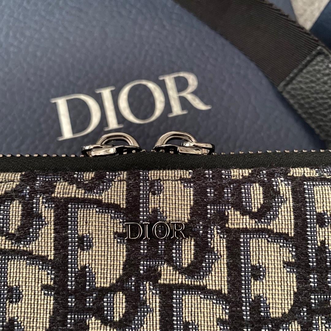 Shop Christian Dior Pouch with shoulder strap (2ESBC119CDI_H00N,  2OBBC119YSE_H03E, 2OBBC119YSE_H05E) by mariposaz