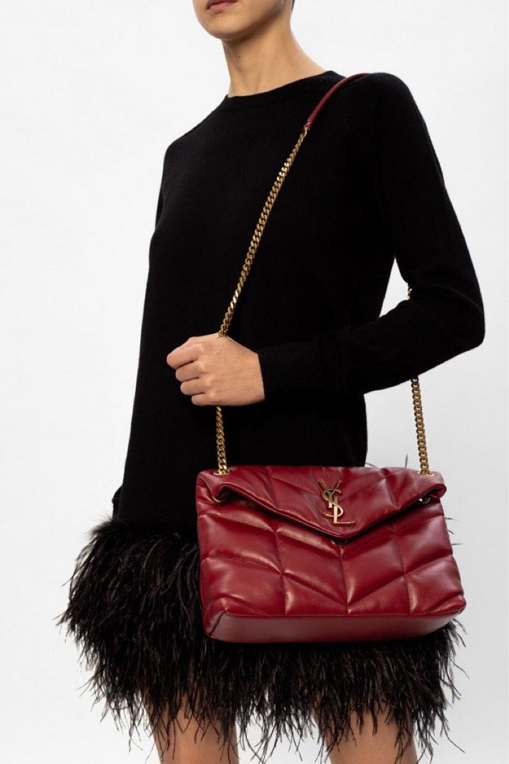 Ysl loulou sales puffer red