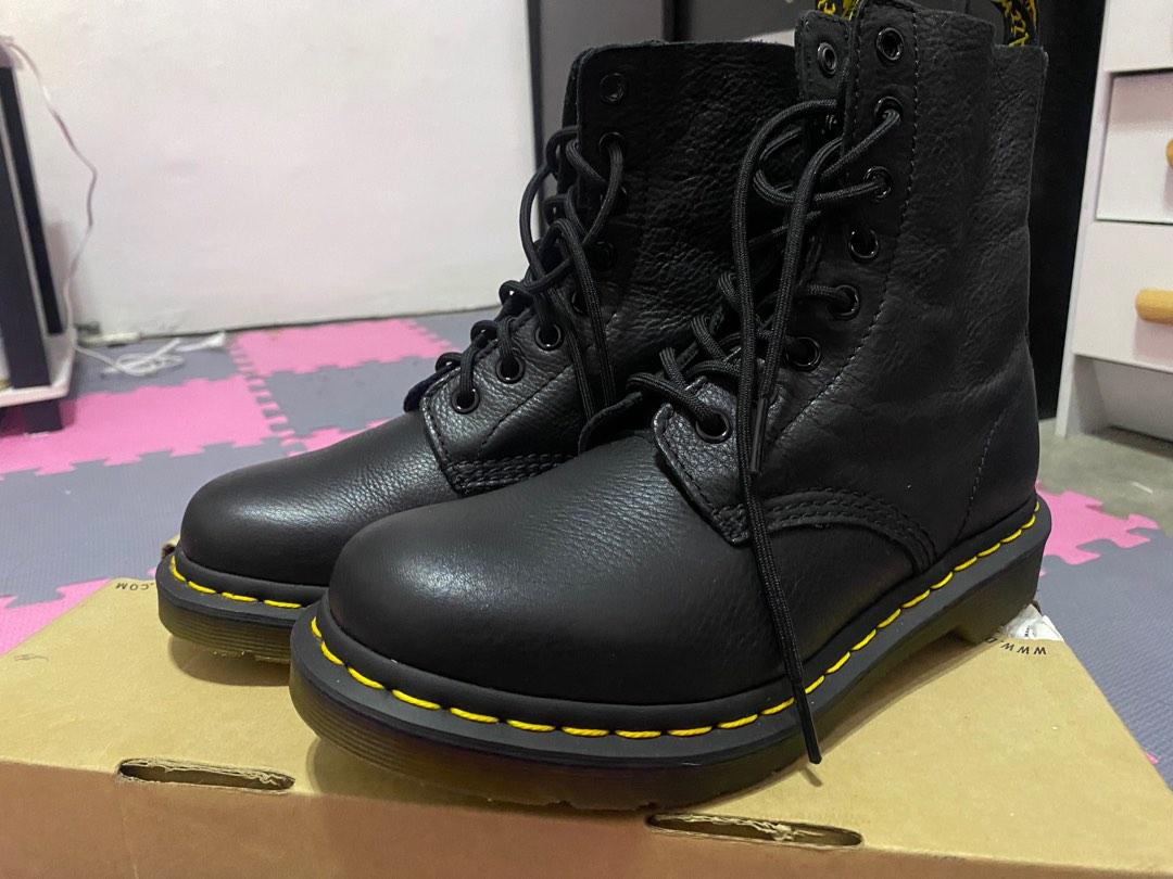 Doc Martens Pascal Virginia Leather Ankle Boots black