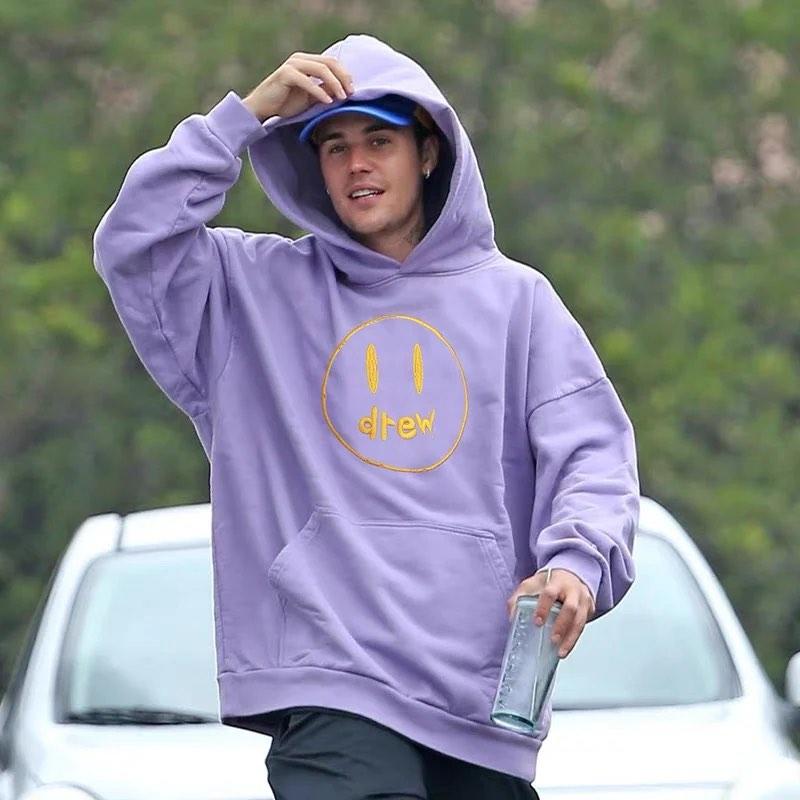 drew house hoodie large Purple