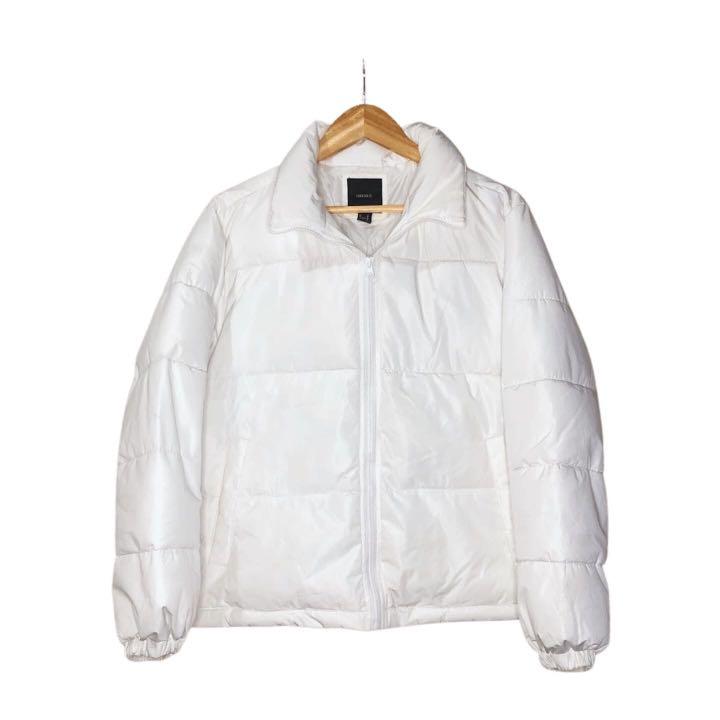 Forever 21 on sale white puffer jacket