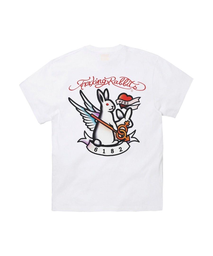 FR2 Angel Rabbit Tee Fxxking Rabbits, 名牌, 服裝- Carousell