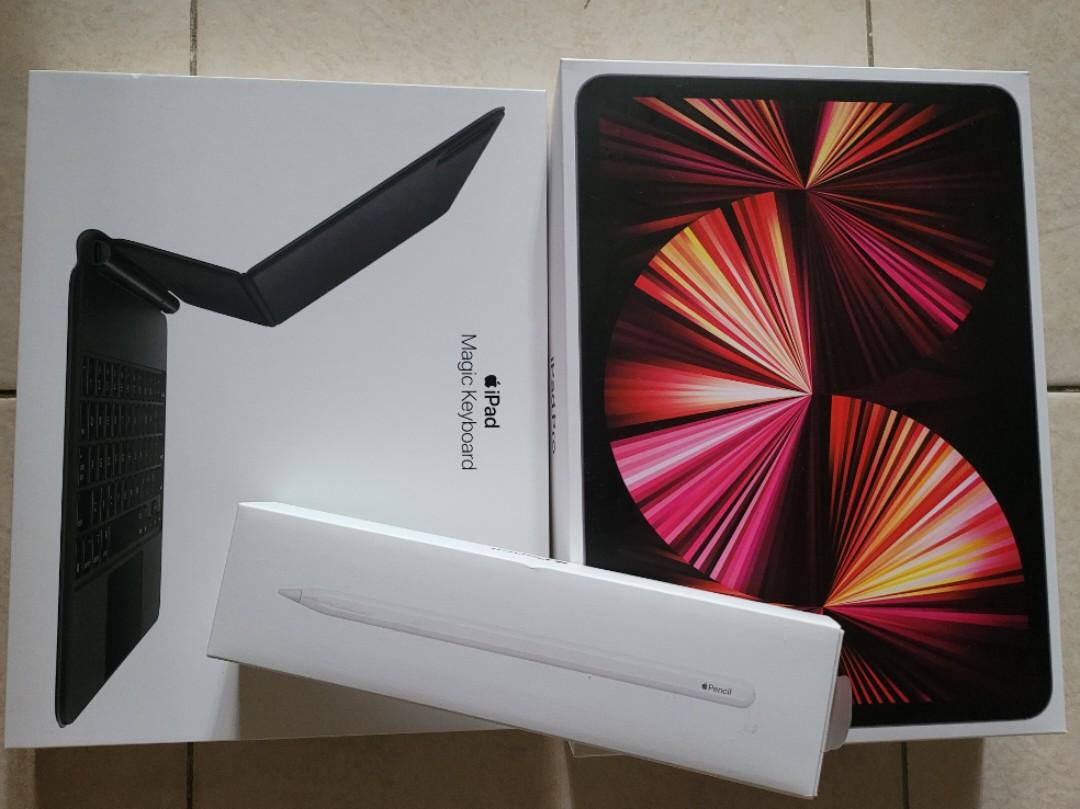 Full set ipad pro 11 M1 2021 with apple pencil 2 and magic 
