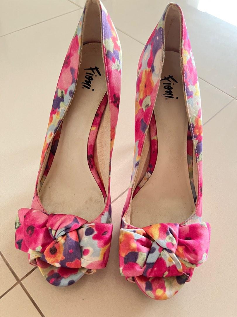Fuschia pink on sale high heels