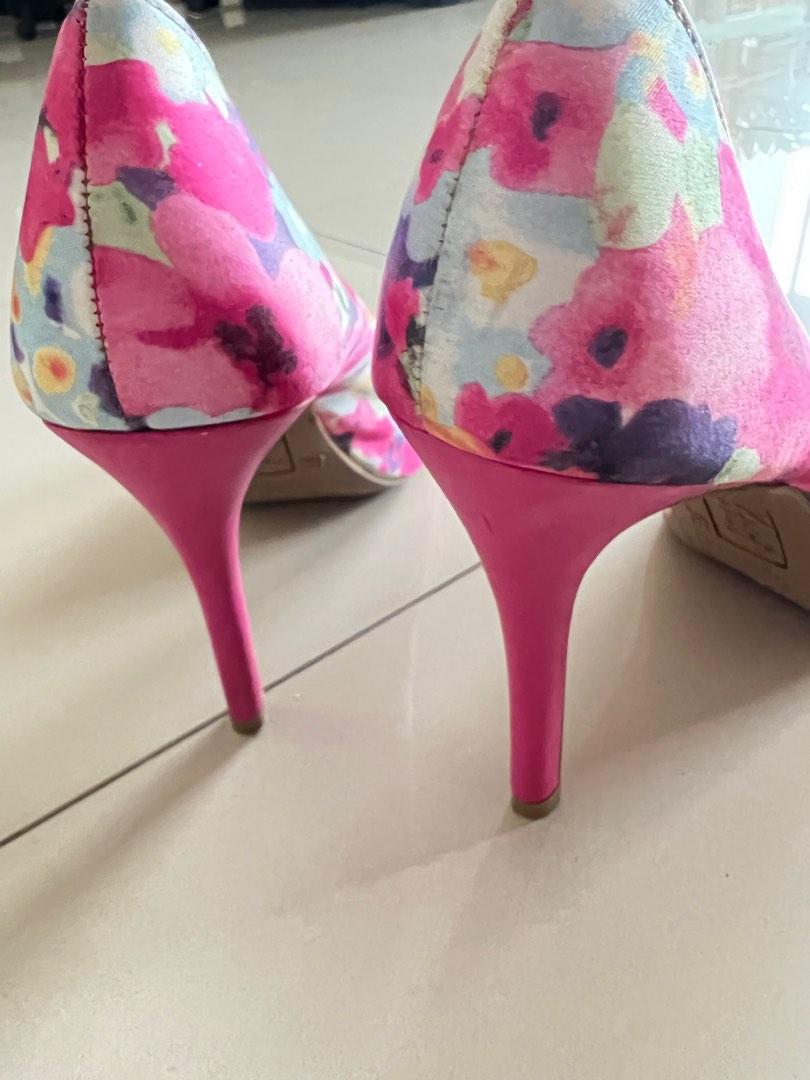 Fuschia pink on sale high heels