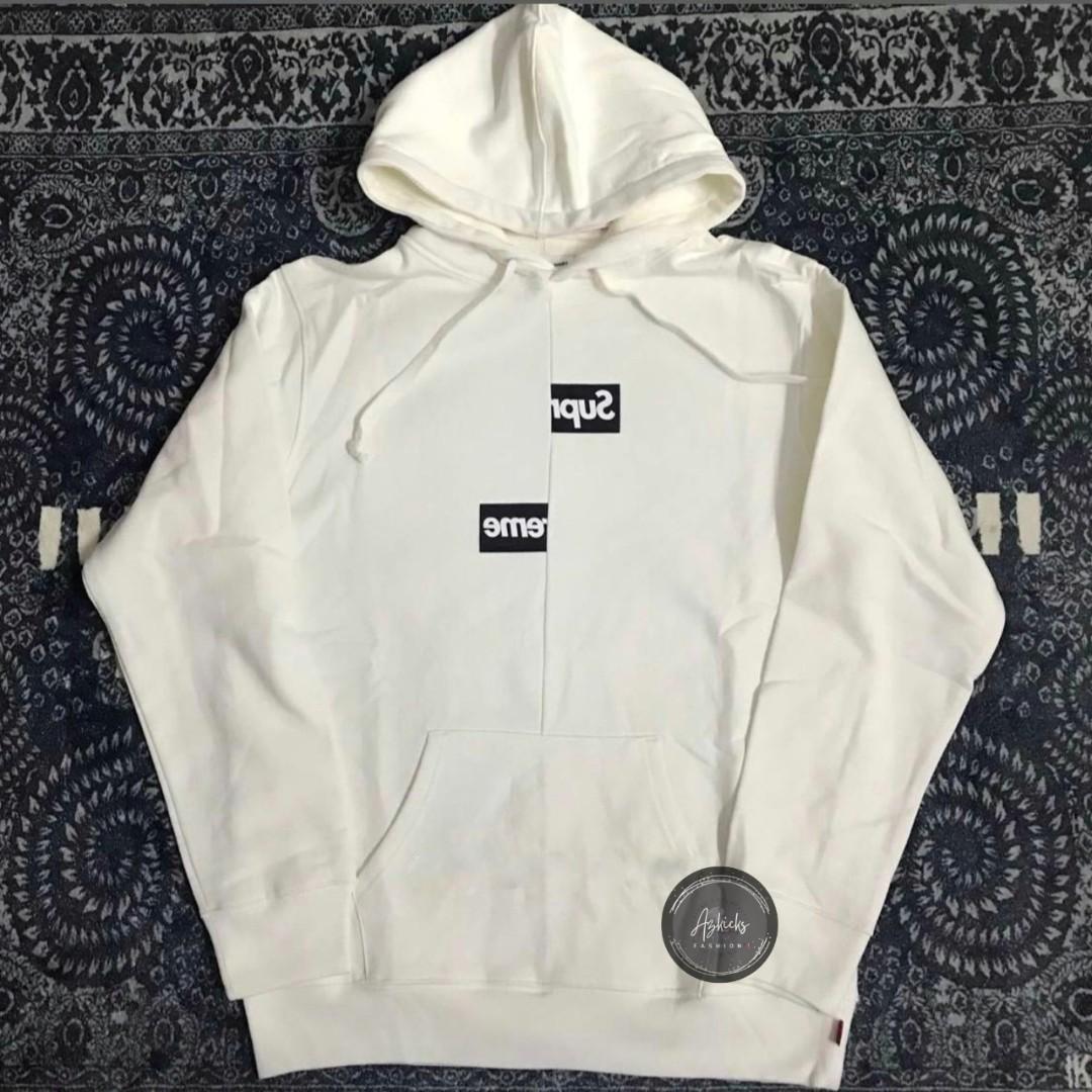 Cdg split logo jacket sale