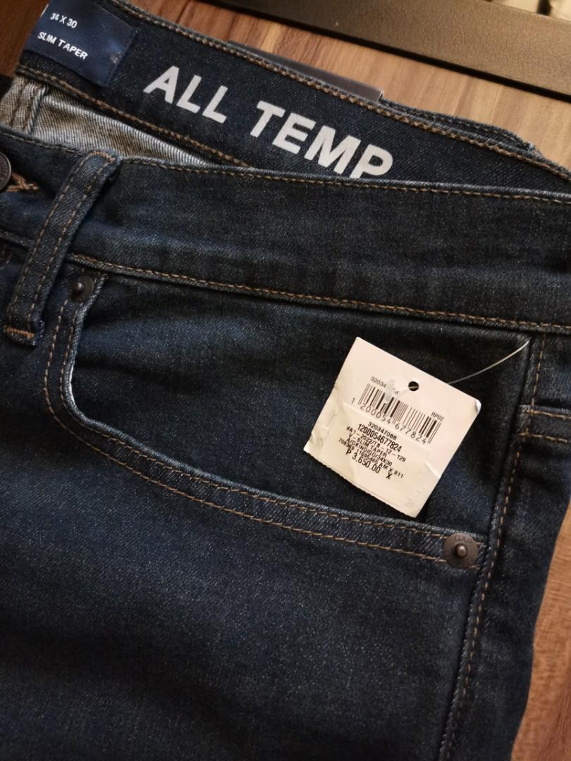 Gap All Temp Slim Taper Jeans, Men'S Fashion, Bottoms, Jeans On Carousell