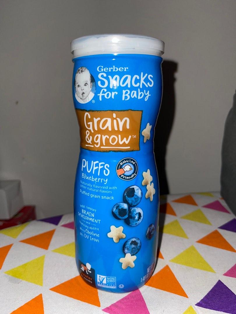Gerber Puffs Blueberry (42g), Babies & Kids, Nursing & Feeding, Weaning