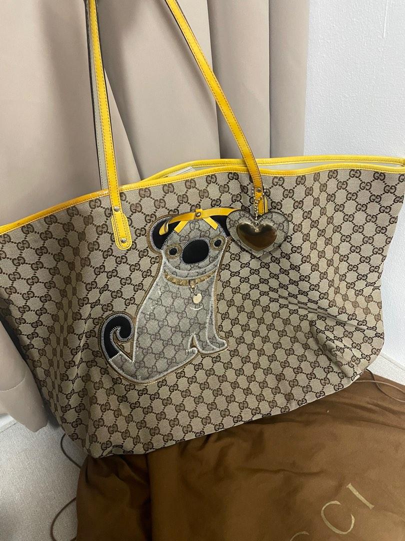 Gucci oliver store pug tote