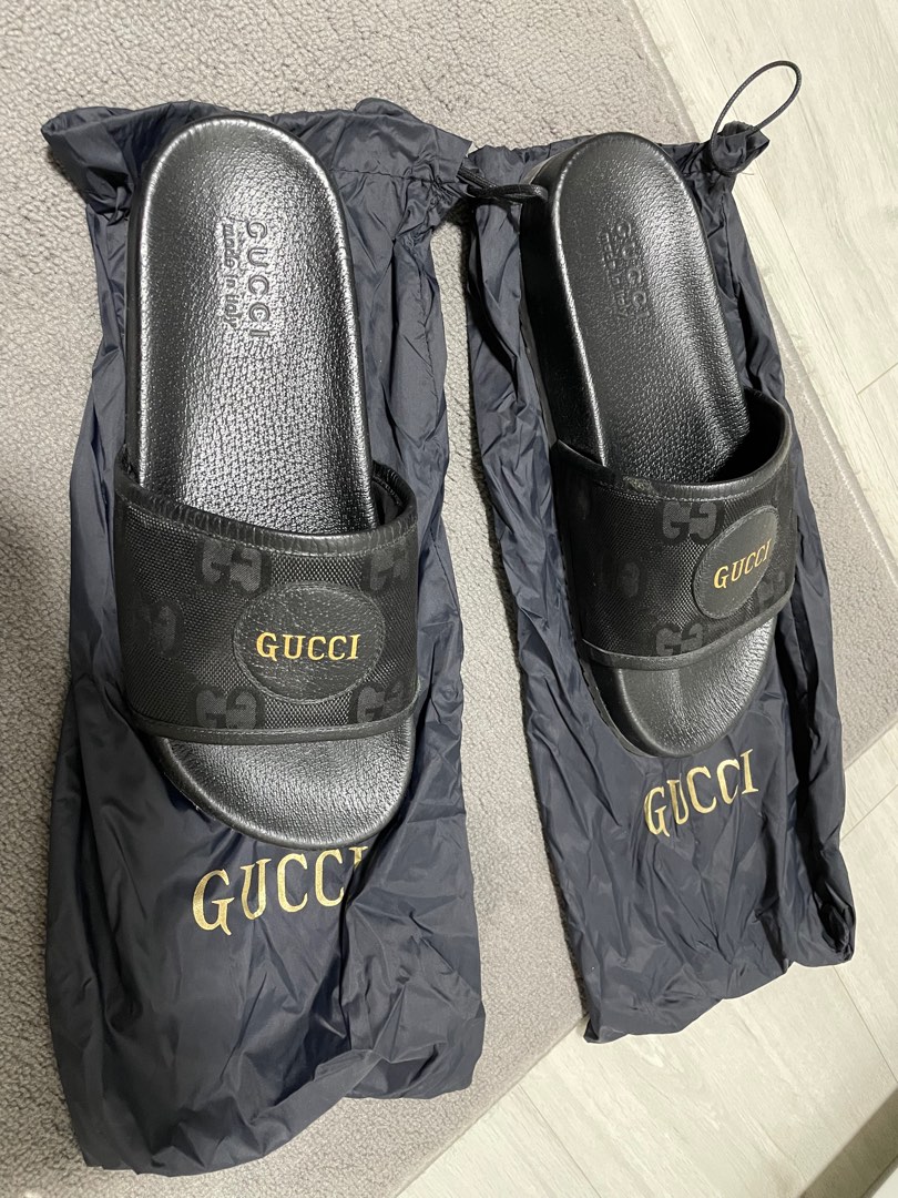 Gucci slides, Men's Fashion, Footwear, Flipflops and Slides on Carousell
