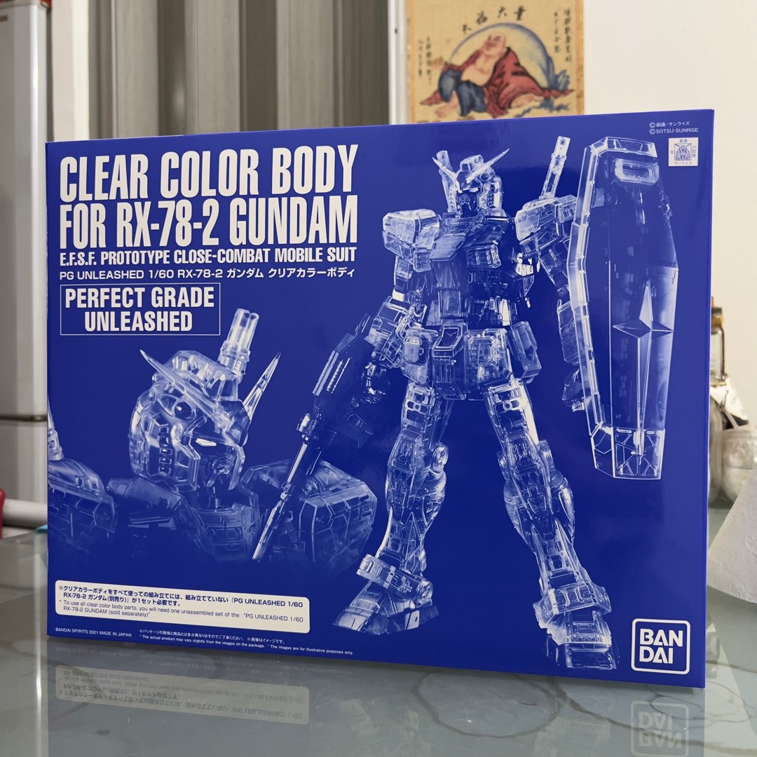 PG UNLEASHED 1/60 CLEAR COLOR BODY FOR RX-78-2 GUNDAM, Hobbies & Toys ...