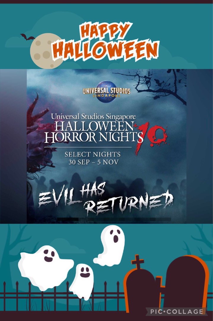 Halloween Horror Night Admission Eticket, Tickets & Vouchers, Local