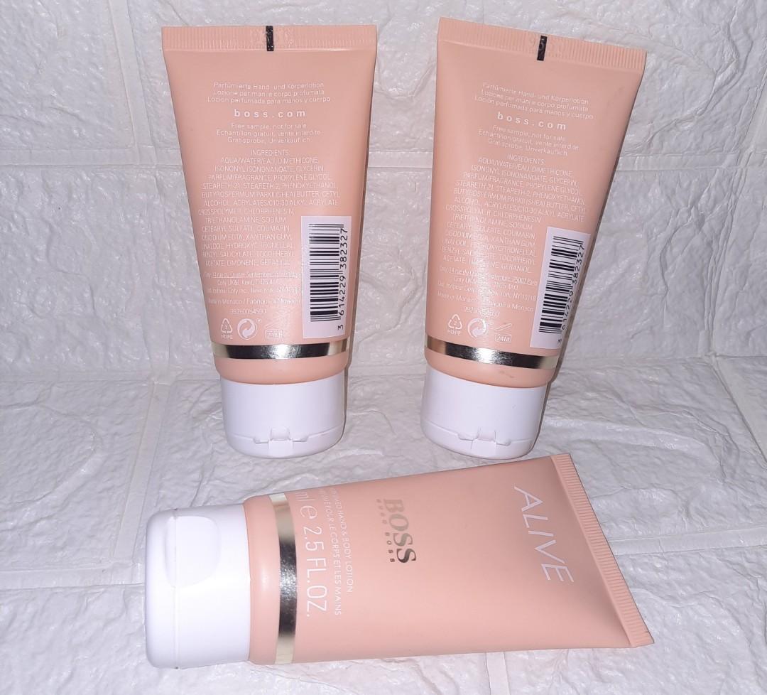 Hugo Boss Alive Hand & Body Lotion 75ml (Made in Monaco), Beauty