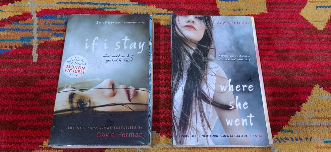 If I Stay x Where She Went by Gayle Forman, Hobbies &amp; Toys, Books ...