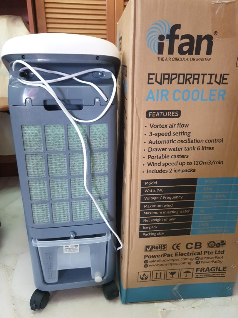 iFan - PowerPac Evaporative Air Cooler Fan (IF7310), TV & Home ...