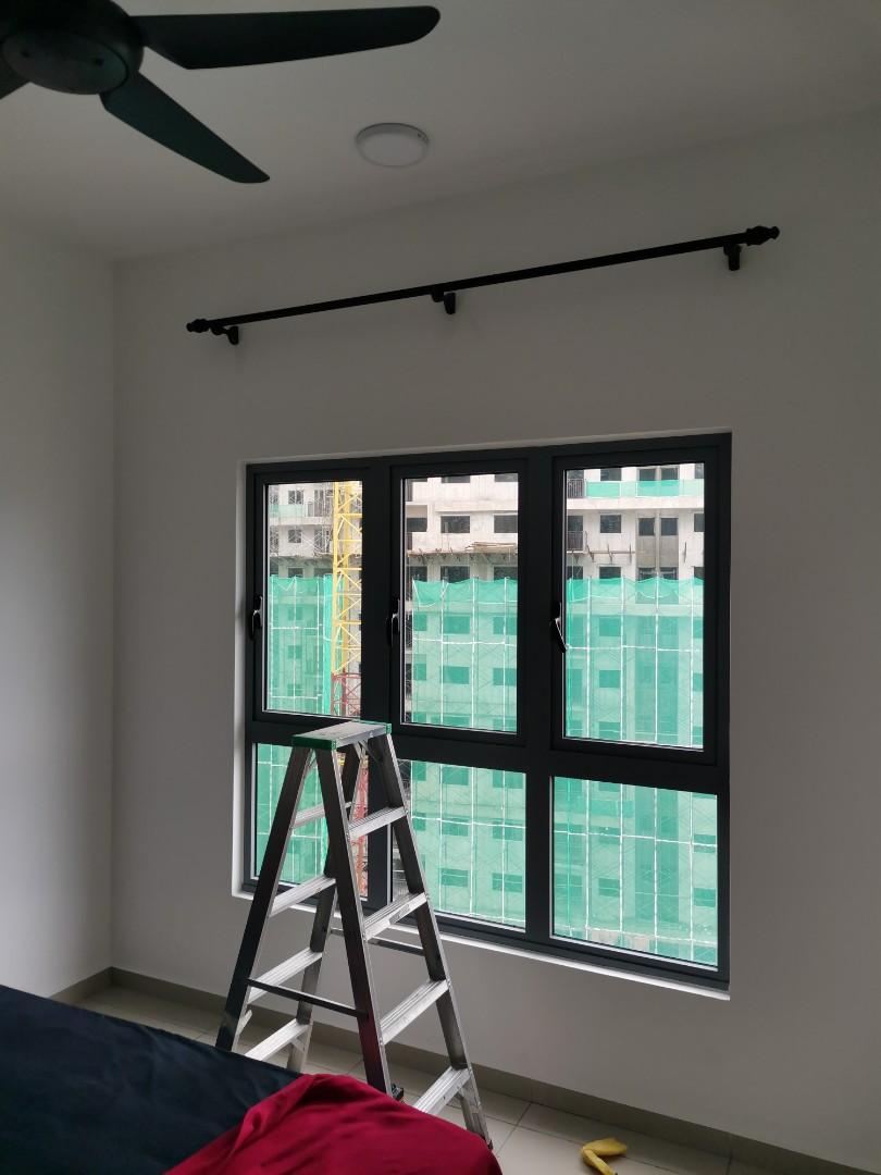 ikea drilling drill service servis tebuk lubang pasang braket tv hanger wall shelf ikea dan