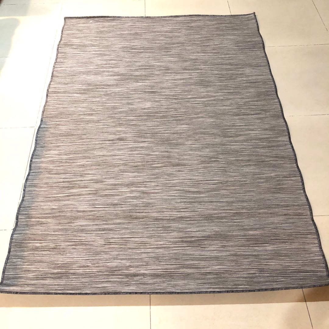 IKEA Grey Rug, Furniture & Home Living, Home Decor, Carpets, Mats