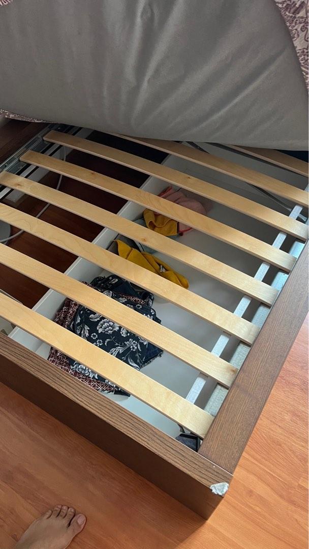 Ikea malm single bed & mattress, Furniture & Home Living, Furniture
